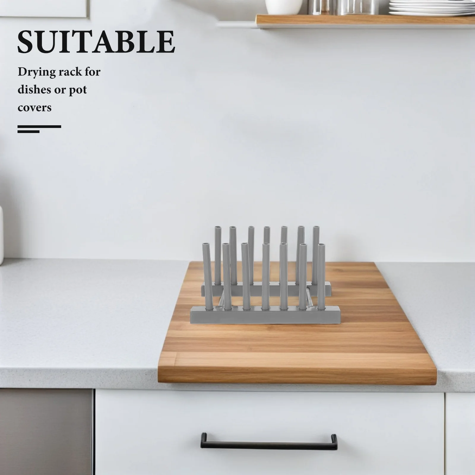Dish Rack Holder Grey Bamboo Tray Cabinet Storage Organizer Kitchen Pot Cover Lid Holder Lid Cover Drainer Space Saving
Dish Rack Holder Grey Bamboo Tray Cabinet Storage Organizer Kitchen Pot Cover Lid Holder Lid Cover Drainer Space Saving