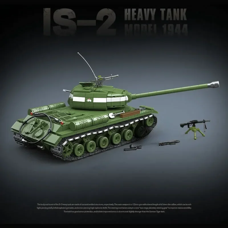 Военная мировая война IS-2, тяжелый танк, строительный блок, коллекционная игрушка, модель для детей, подарки на Рождество и день рождения 100249
Военная мировая война IS-2, тяжелый танк, строительный блок, коллекционная игрушка, модель для детей, подарки на Рождество и день рождения 100249