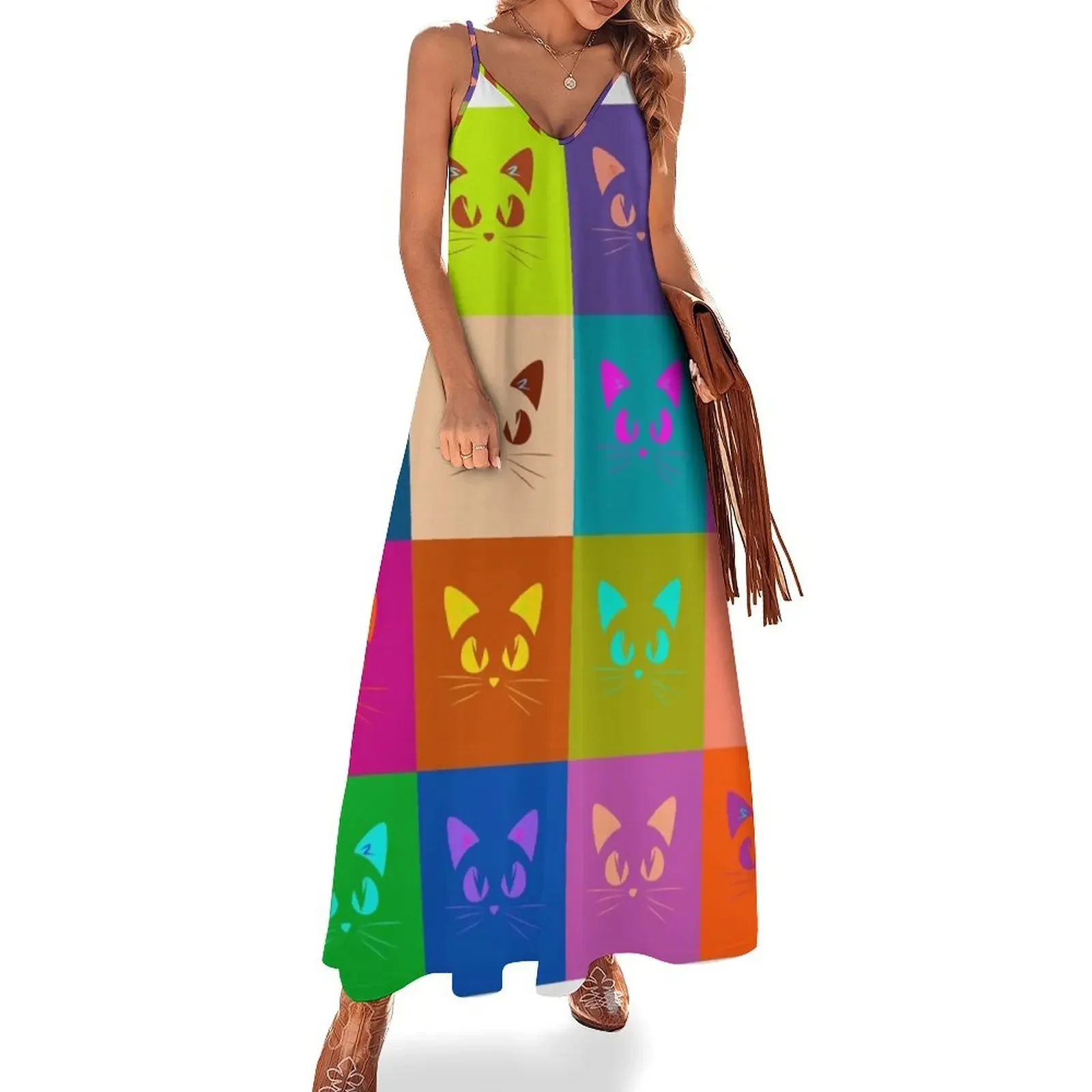 cats pop art andy warhol style - best seller Sleeveless Dress elegant chic women dresses promotion dress summer 2025 women
cats pop art andy warhol style - best seller Sleeveless Dress elegant chic women dresses promotion dress summer 2025 women