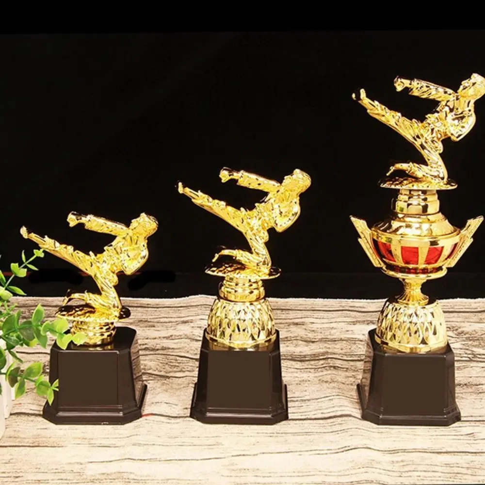 Martial Arts Gold Trophy Awards Plastic Model Gold Man Small Prize Cup Craft Souvenirs Taekwondo Competition
Martial Arts Gold Trophy Awards Plastic Model Gold Man Small Prize Cup Craft Souvenirs Taekwondo Competition