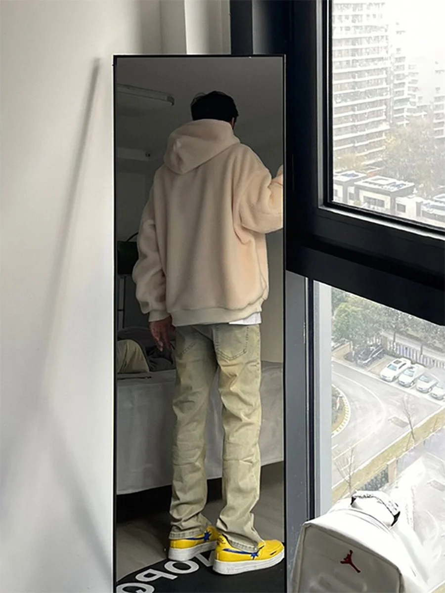 Мужские джинсы в американском ретро-стиле, прямые, зауженные, из желтой глины, с эффектом потертости, повседневные, износостойкие, средней посадки, в тренде уличной моды для молодежи
Мужские джинсы в американском ретро-стиле, прямые, зауженные, из желтой глины, с эффектом потертости, повседневные, износостойкие, средней посадки, в тренде уличной моды для молодежи