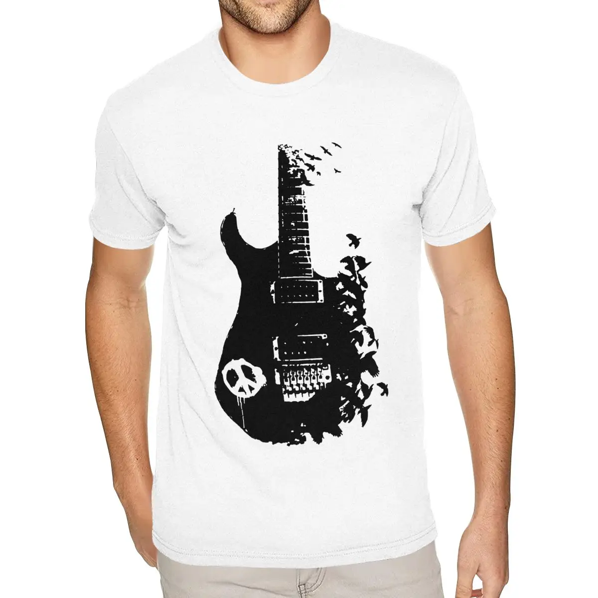 Cheap Custom Band Guitar Tee Mens Make Your Own Short Sleeves Soft Cotton White O-neck Tees Shirt
Cheap Custom Band Guitar Tee Mens Make Your Own Short Sleeves Soft Cotton White O-neck Tees Shirt