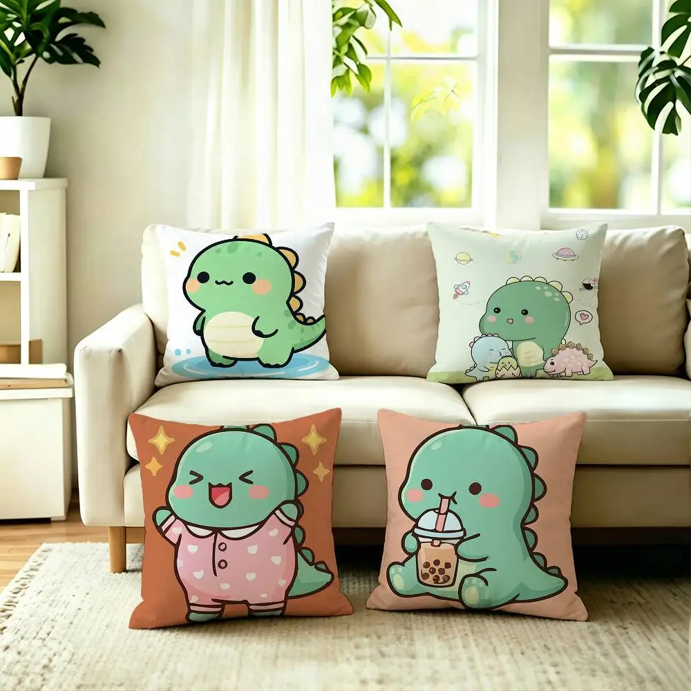 The Cute L-Little Dino Square Double-Sided printed Pillow Case Bedroom Bedside Pillow Sofa Cushion Cover
The Cute L-Little Dino Square Double-Sided printed Pillow Case Bedroom Bedside Pillow Sofa Cushion Cover