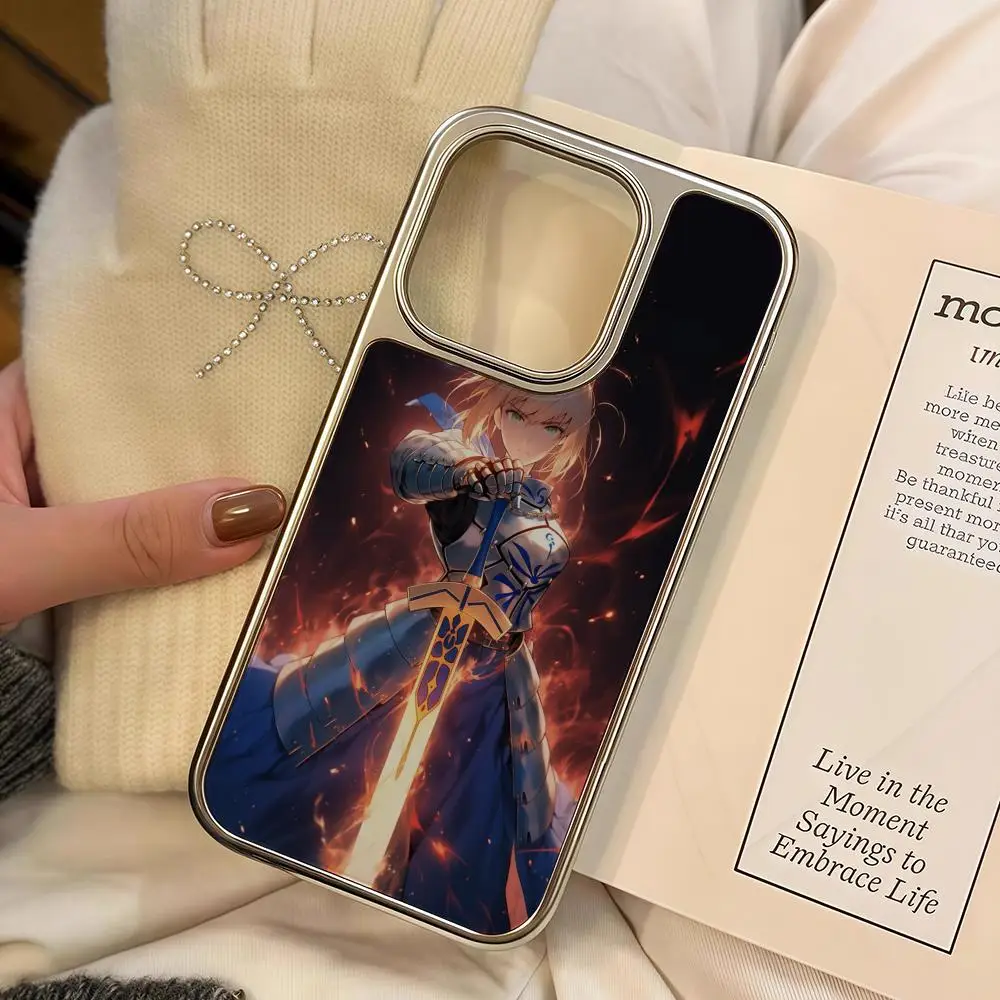 Fate Zero Stay Night S-Saber Phone Case For iPhone 16 15 14 13 12 11 Pro Max Plus HD Magsafe Metal Frame Carbon Fiber Hard Shell
Fate Zero Stay Night S-Saber Phone Case For iPhone 16 15 14 13 12 11 Pro Max Plus HD Magsafe Metal Frame Carbon Fiber Hard Shell