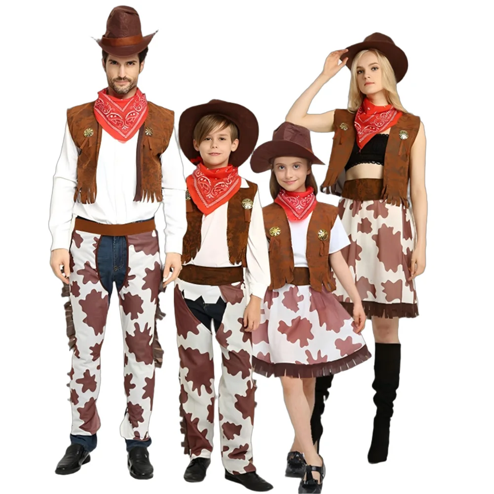 Fancy Dress Cowboy Cosplay For Women Men Clothing Hat Hallowmas Stage Costume Adult Woman Man Roleplay Party Outfits
Fancy Dress Cowboy Cosplay For Women Men Clothing Hat Hallowmas Stage Costume Adult Woman Man Roleplay Party Outfits
