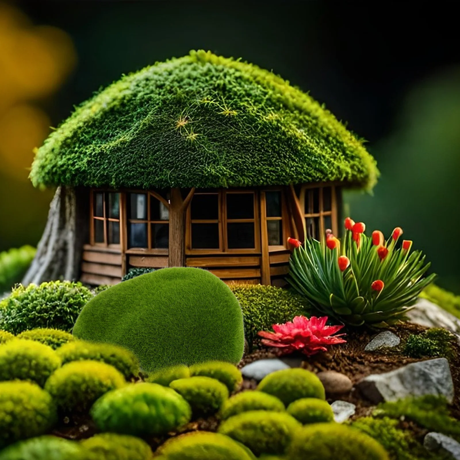 Artificial Moss Rock for DIY Craft Decorative Faux Stones Micro Landscape Moss Stones Realistic Stone Ornament for Home
Artificial Moss Rock for DIY Craft Decorative Faux Stones Micro Landscape Moss Stones Realistic Stone Ornament for Home