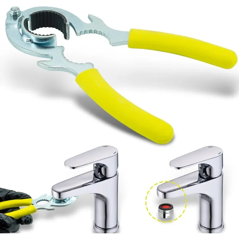 Faucet Bubbler Wrench for Bathroom Kitchen Sink Faucet Aerator Removal Wrench Repair Spanner Disassembly Cleaning Tool
Faucet Bubbler Wrench for Bathroom Kitchen Sink Faucet Aerator Removal Wrench Repair Spanner Disassembly Cleaning Tool