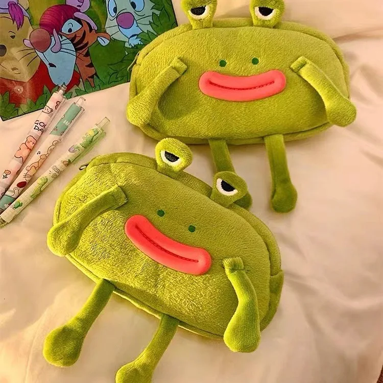 Plush Frog Pencil Case for Kids Girls, Cute Cartoon Large Capacity Pen Organizer School Stationery Gift Storage Bag
Plush Frog Pencil Case for Kids Girls, Cute Cartoon Large Capacity Pen Organizer School Stationery Gift Storage Bag