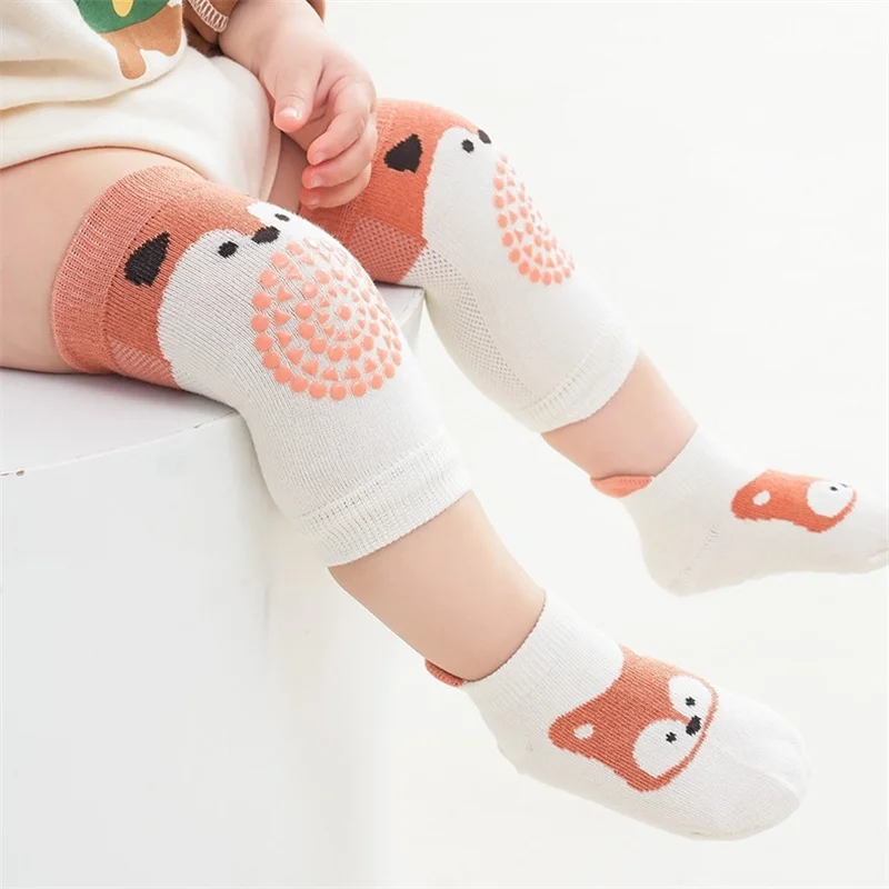 Kids Baby Anti-slip Cartoon Knee Pads Socks Sets Thin Cotton Mesh Crawling Knit Knee Pads Infant Toddler Floor Socks For 0-3 Yrs
Kids Baby Anti-slip Cartoon Knee Pads Socks Sets Thin Cotton Mesh Crawling Knit Knee Pads Infant Toddler Floor Socks For 0-3 Yrs