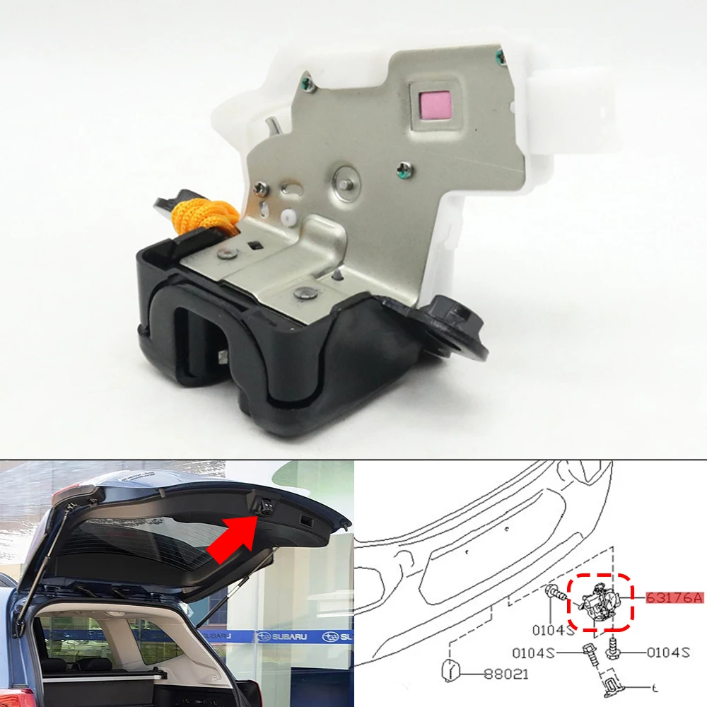 Manual Car Rear Trunk Door Liftgate Tailgate Latch Lock Motor Actuator Assembly 63032SJ000 For Subaru Forester SK 2019-2024
Manual Car Rear Trunk Door Liftgate Tailgate Latch Lock Motor Actuator Assembly 63032SJ000 For Subaru Forester SK 2019-2024