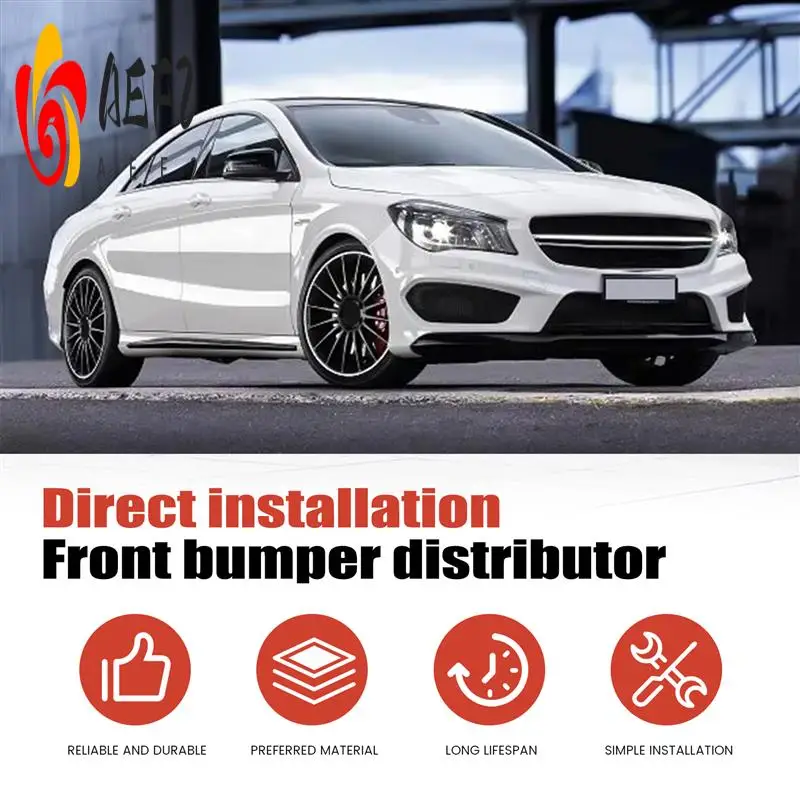 AEF2-Car Front Bumper Splitter Spoiler Trim For Mercedes W117 C117 CLA Class CLA45 CLA200 CLA220 CLA250 CLA260 AMG 2013-2015
AEF2-Car Front Bumper Splitter Spoiler Trim For Mercedes W117 C117 CLA Class CLA45 CLA200 CLA220 CLA250 CLA260 AMG 2013-2015