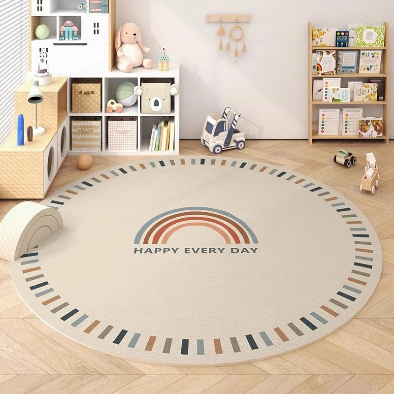 Cartoon Animal Imitation Cashmere Round Carpet Living Room Bedroom Bedside Sofa Decorative Carpet Anti-slip Washable Rug
Cartoon Animal Imitation Cashmere Round Carpet Living Room Bedroom Bedside Sofa Decorative Carpet Anti-slip Washable Rug