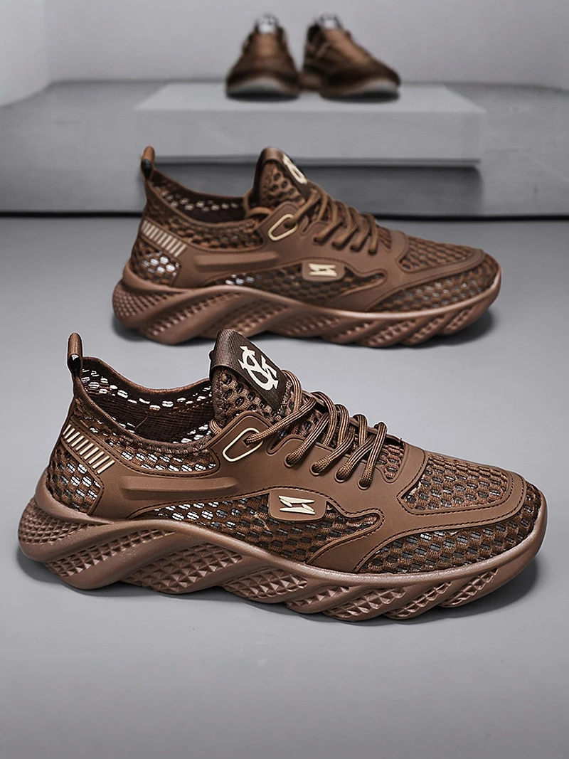 Men's Summer Anti-slip Breathable Hollow Large Mesh Sports Shoes Casual Lightweight Soft Bottom Air Conditioning Shoes
Men's Summer Anti-slip Breathable Hollow Large Mesh Sports Shoes Casual Lightweight Soft Bottom Air Conditioning Shoes