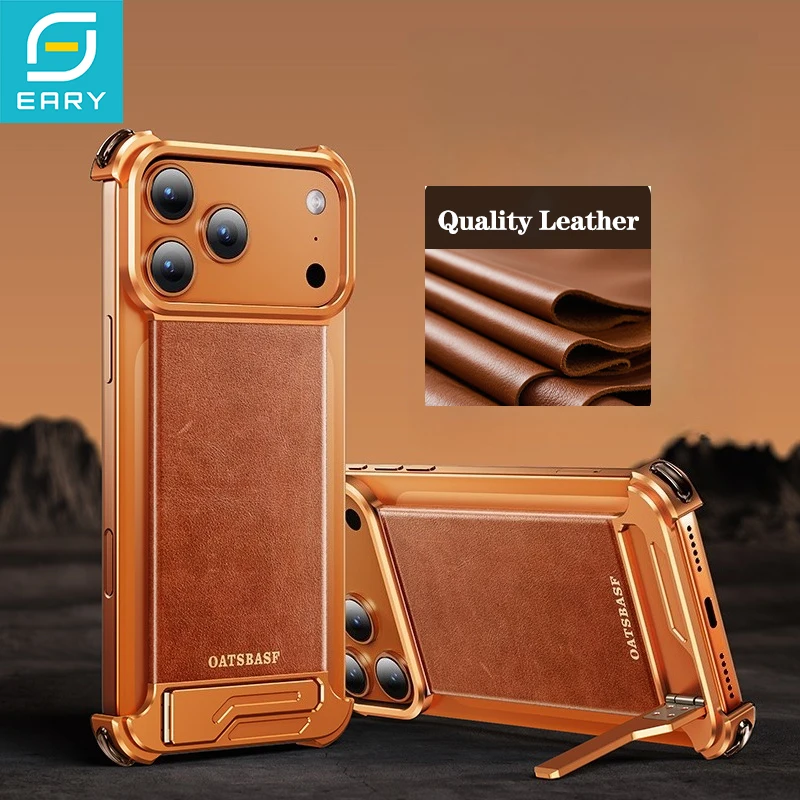 Eary Leather Phone Case for iPhone 17 Pro Max Air for Magsafe Wireless Charging Magnetic Shell With Stand Frameless Shockproof
Eary Leather Phone Case for iPhone 17 Pro Max Air for Magsafe Wireless Charging Magnetic Shell With Stand Frameless Shockproof