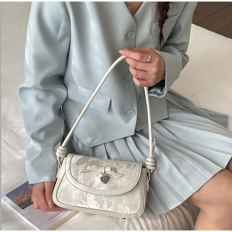 Bowknot Flap Hobo Crossbody Shoulder Bag,Women Polka Dot Small Square Sling Bag,Niche Design Versatile Office Daily Purse
Bowknot Flap Hobo Crossbody Shoulder Bag,Women Polka Dot Small Square Sling Bag,Niche Design Versatile Office Daily Purse