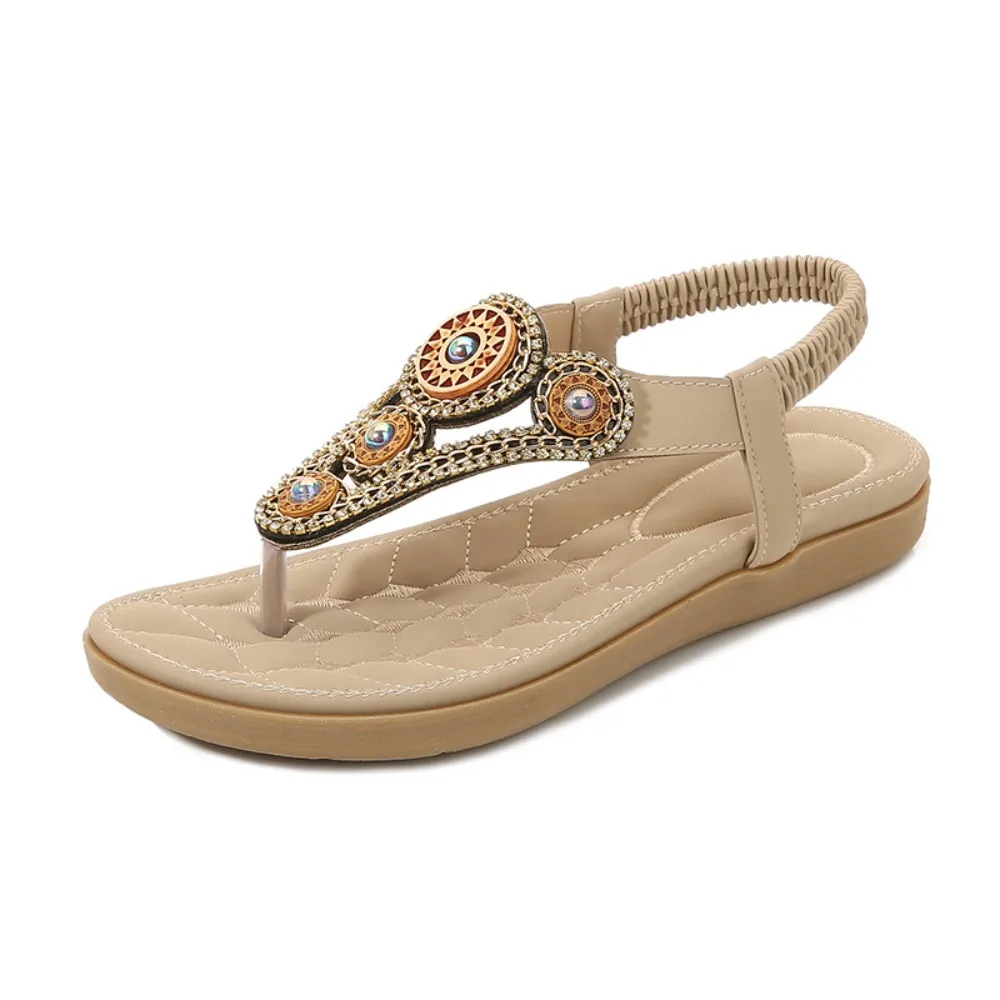 Fashion Non-Slip Bohemia Sandals Summer Beachwear Rhinestone Sandals Soft Sole Flip Flop Slippers Women
Fashion Non-Slip Bohemia Sandals Summer Beachwear Rhinestone Sandals Soft Sole Flip Flop Slippers Women