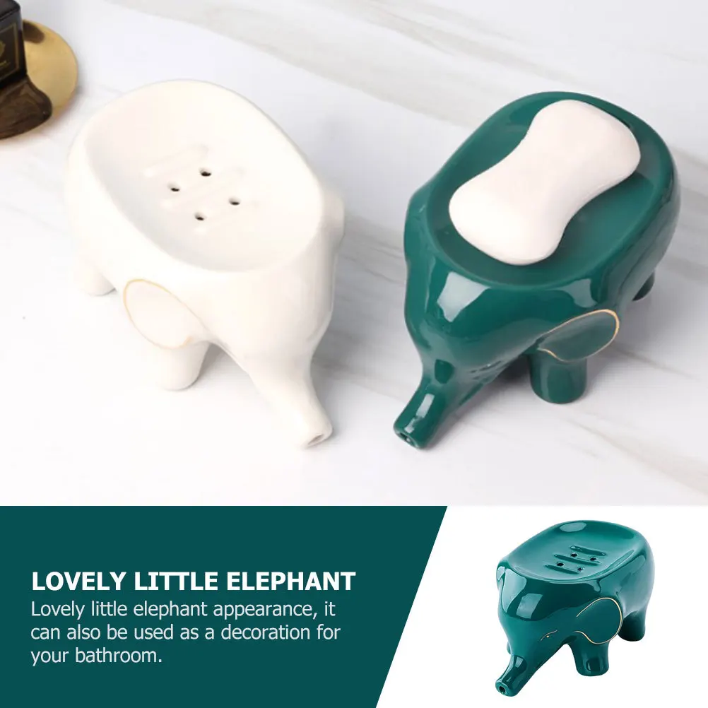 1Pcs Adorable Elephant-Shaped Soap Box Made of Premium Ceramic - Draining Soap Container for Home Bathroom Organizer Storage
1Pcs Adorable Elephant-Shaped Soap Box Made of Premium Ceramic - Draining Soap Container for Home Bathroom Organizer Storage
