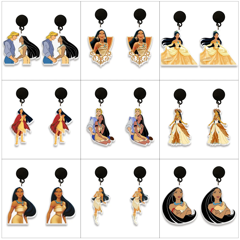 Disney Pocahontas Pendant Earrings Design Drop Earrings White Resin Planar Acrylic Women Girl Jewelry Accessories Gifts
Disney Pocahontas Pendant Earrings Design Drop Earrings White Resin Planar Acrylic Women Girl Jewelry Accessories Gifts
