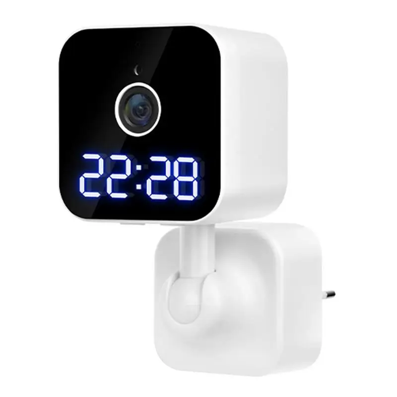 WiFi Camera Indoor Wireless 1080P Hd Two-Way Audio WiFi Security Camera 360 Degree Indoor Plug-in Smart Security Camera Clock
WiFi Camera Indoor Wireless 1080P Hd Two-Way Audio WiFi Security Camera 360 Degree Indoor Plug-in Smart Security Camera Clock