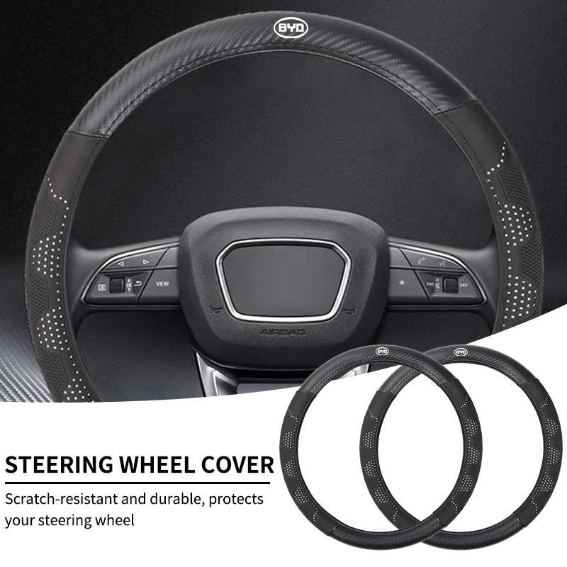 Universal Car Steering Wheel Cover Leather Anti-slip Cover Auto Accessories For BYD M6 G3 G5 T3 13 F3 F0 S6 S7 E5 E6 Tang Song
Universal Car Steering Wheel Cover Leather Anti-slip Cover Auto Accessories For BYD M6 G3 G5 T3 13 F3 F0 S6 S7 E5 E6 Tang Song