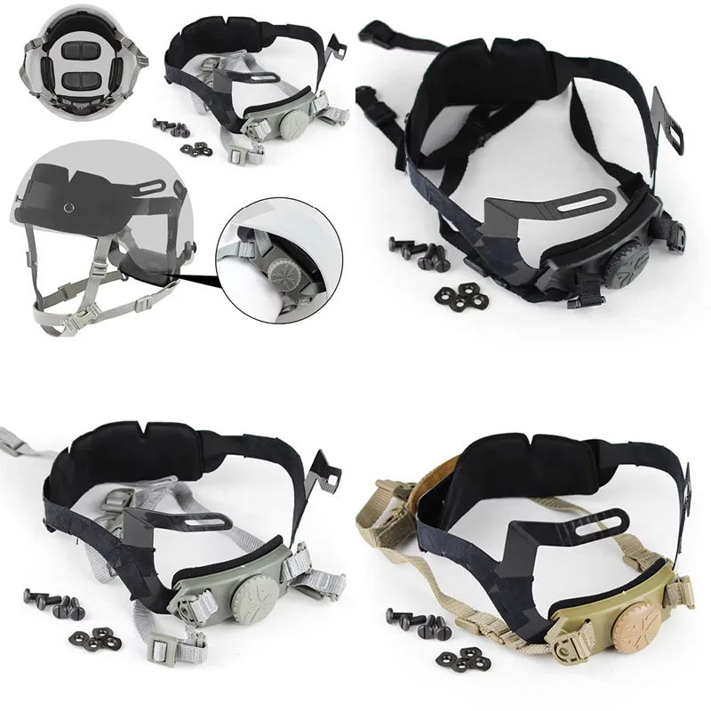 Система фиксации тактического шлема, регулируемый ремень для подбородка и подвеска аварийного шлема с высоким вырезом, тренировочное оборудование на открытом воздухе
Система фиксации тактического шлема, регулируемый ремень для подбородка и подвеска аварийного шлема с высоким вырезом, тренировочное оборудование на открытом воздухе