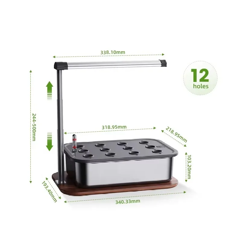 32W LED Smart Indoor Garden Hydroponics Growing System - Plant Germination Kit for Herb & Vegetable Cultivation Home Farming
32W LED Smart Indoor Garden Hydroponics Growing System - Plant Germination Kit for Herb & Vegetable Cultivation Home Farming