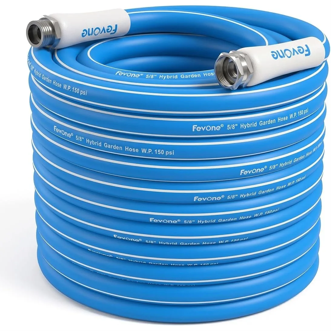 Kink-Free Garden Hose 100ft, Flexible Water Hose with 5/8 Inner Diameter, 3/4 Aluminum Fittings for Lawn and Patio Use
Kink-Free Garden Hose 100ft, Flexible Water Hose with 5/8 Inner Diameter, 3/4 Aluminum Fittings for Lawn and Patio Use