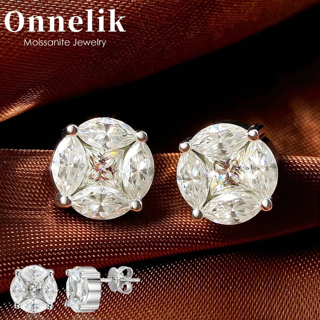 Onnelik 10mm Cluster Star Full D-VVS1 Moissanite Stud Earrings 925 Sterling Silver Wedding Anniversary Gift Fine Jewelry for Her
Onnelik 10mm Cluster Star Full D-VVS1 Moissanite Stud Earrings 925 Sterling Silver Wedding Anniversary Gift Fine Jewelry for Her