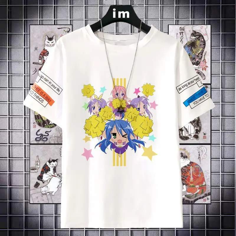 Lucky Star Sora Minamikata Merchandise Anime Two-Dimensional Round Neck Short Sleeve T-Shirt For Men And Women Students Summer
Lucky Star Sora Minamikata Merchandise Anime Two-Dimensional Round Neck Short Sleeve T-Shirt For Men And Women Students Summer