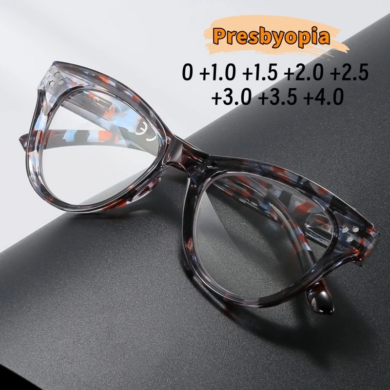 Fashionable Retro Cat-Eye Anti-Blue Light Anti-Blue Light Reading Glasses for Clear Protect Eyes Colorful Eyeglasses 0 To +4.0
Fashionable Retro Cat-Eye Anti-Blue Light Anti-Blue Light Reading Glasses for Clear Protect Eyes Colorful Eyeglasses 0 To +4.0