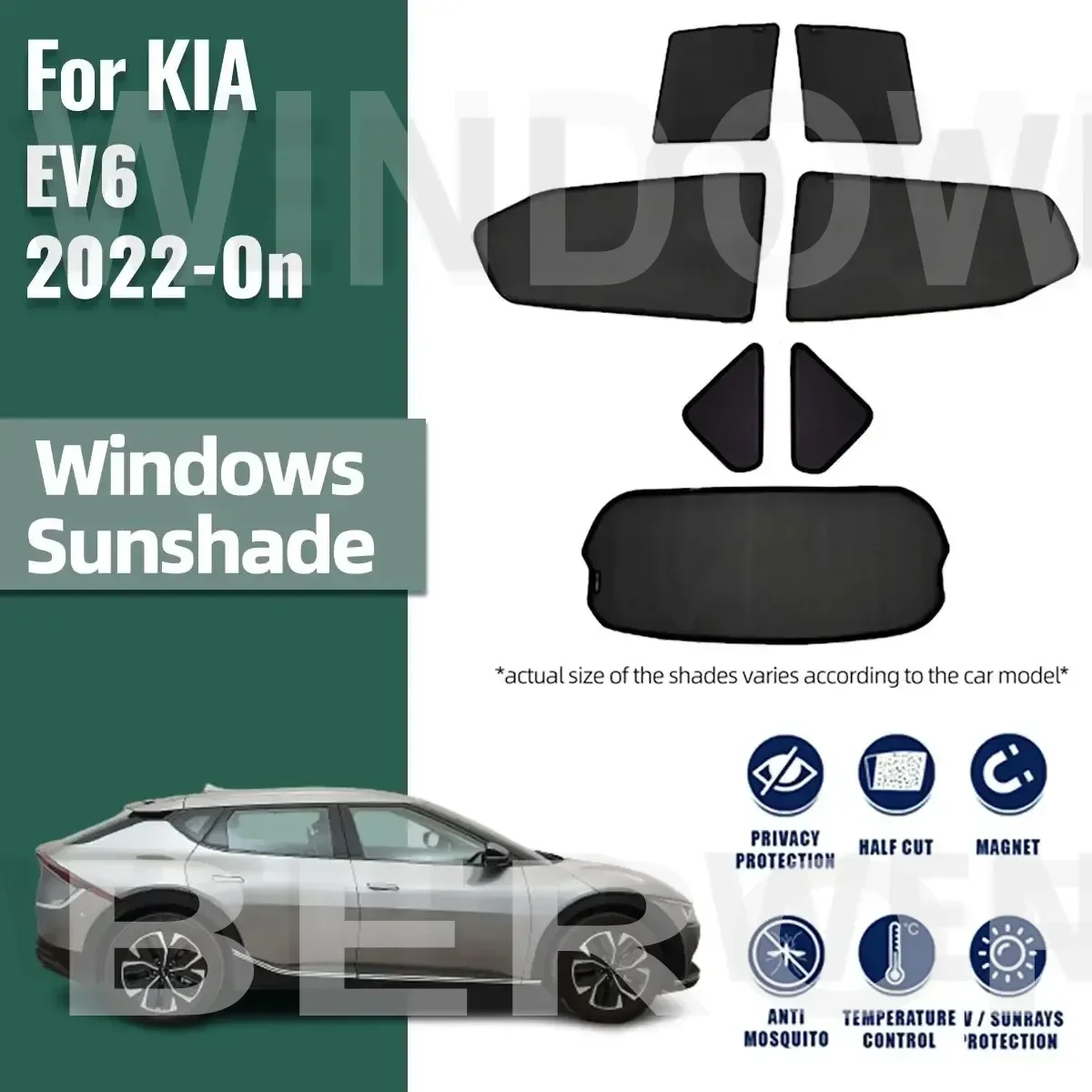 For KIA EV6 CV 2022 2023 2024 Magnetic Car Sunshade Shield Front Windshield Curtain Window Uv Protection Sun Shade Visor Blinds
For KIA EV6 CV 2022 2023 2024 Magnetic Car Sunshade Shield Front Windshield Curtain Window Uv Protection Sun Shade Visor Blinds