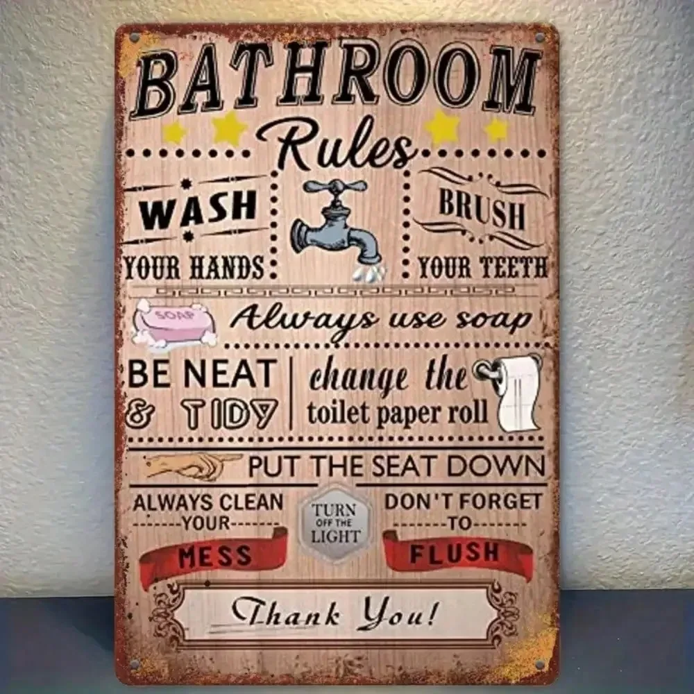 Retro Tin Sign Metal Wall Art, Vintage Home Kitchen Decor Funny Bar Garage Plaque
Retro Tin Sign Metal Wall Art, Vintage Home Kitchen Decor Funny Bar Garage Plaque
