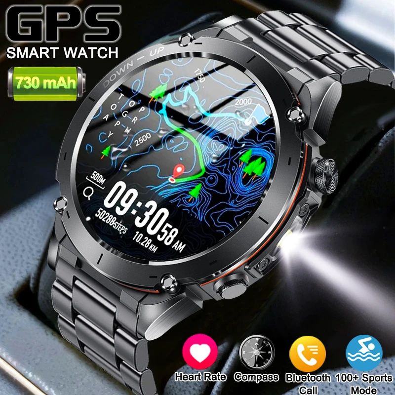 For Huawei New GPS Smart Watch 1.43" Ultra HD AMOLED Built-in GPS Compass 3ATM Waterproof 730mAh Battery Men Military Braceletes
For Huawei New GPS Smart Watch 1.43" Ultra HD AMOLED Built-in GPS Compass 3ATM Waterproof 730mAh Battery Men Military Braceletes