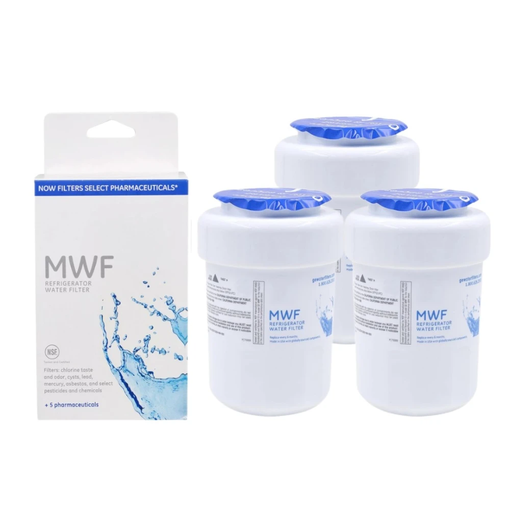 Refrigerator Filter Replacement for GE MWF Compatible HDX FMG-1 MWFA GWF GSE25GSHECSS WFC1201 RWF1060 197D6321P006 9991 PC75009
Refrigerator Filter Replacement for GE MWF Compatible HDX FMG-1 MWFA GWF GSE25GSHECSS WFC1201 RWF1060 197D6321P006 9991 PC75009