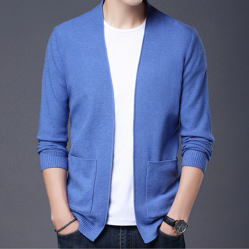 Spring Autumn Cardigan Sweater Men Fashion Slim Fit Knitted Sweatercoat Mens V Neck Solid Color Casual Knitting Cardigan Men
Spring Autumn Cardigan Sweater Men Fashion Slim Fit Knitted Sweatercoat Mens V Neck Solid Color Casual Knitting Cardigan Men