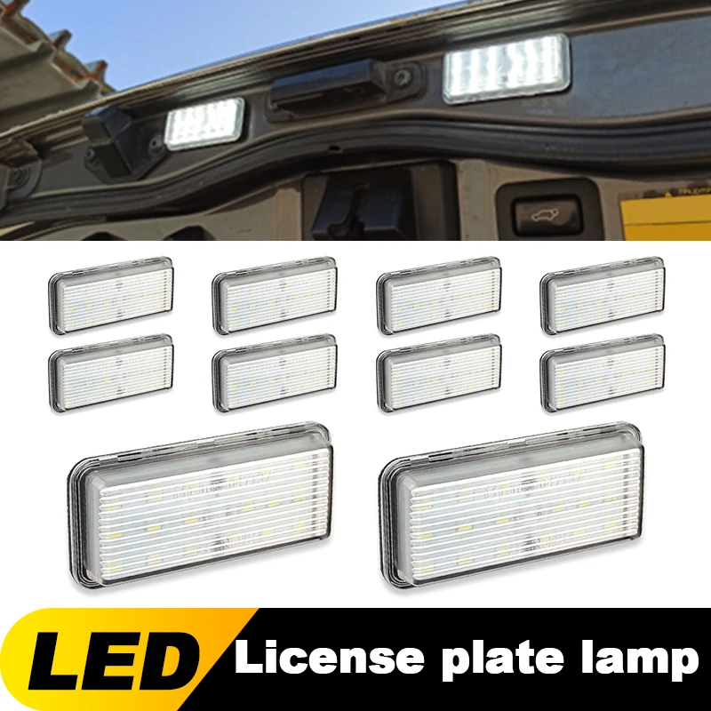 10PCS For Toyota Reiz 4D Mark X 2004-2009 LED Car License Number Plate Light For Toyota Land Cruiser 200 2008-2012 2013 2014
10PCS For Toyota Reiz 4D Mark X 2004-2009 LED Car License Number Plate Light For Toyota Land Cruiser 200 2008-2012 2013 2014