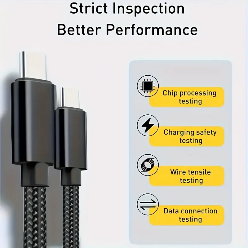 1/3PCS USB C to USB C 60W fast mobile phone fast charging data cable, suitable for iPhone 15, Samsung, Huawei, Xiaomi and other
1/3PCS USB C to USB C 60W fast mobile phone fast charging data cable, suitable for iPhone 15, Samsung, Huawei, Xiaomi and other