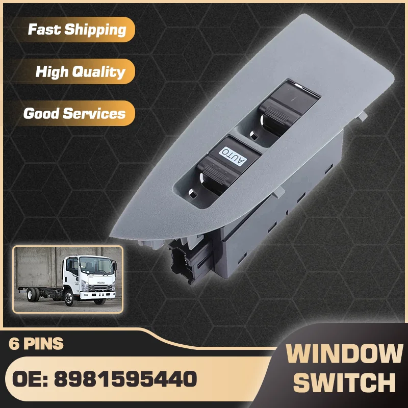 LHD RHD Car Auto Electric Power Lifter Window Switch Button For Isuzu N-Series N35 N50 N75 8981595440 8981595430 Car accessories
LHD RHD Car Auto Electric Power Lifter Window Switch Button For Isuzu N-Series N35 N50 N75 8981595440 8981595430 Car accessories