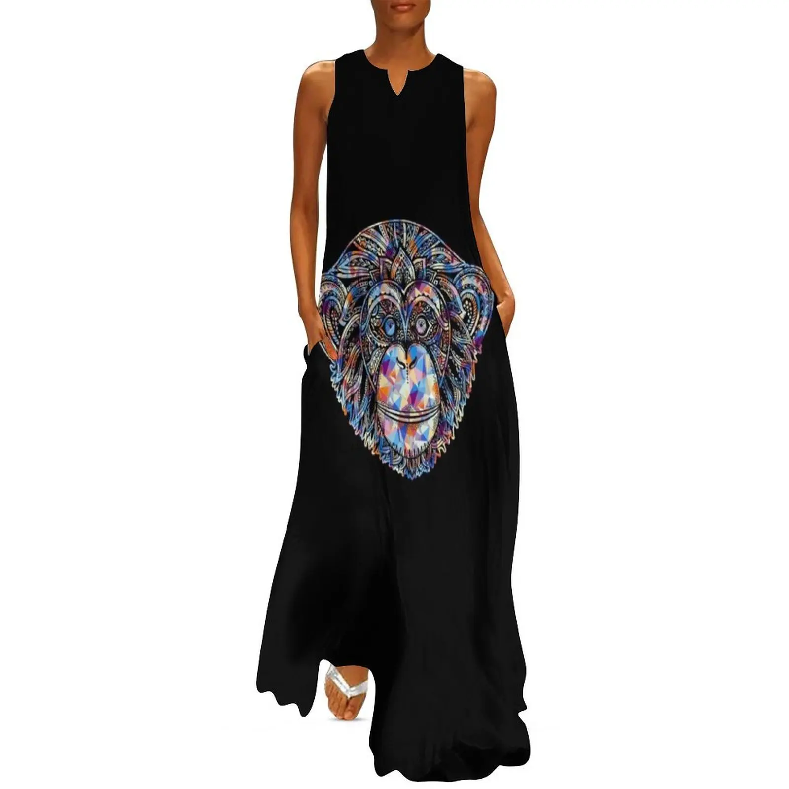 Cool And Awesome Chimpanzee Geometric Long Dress Dress women women"s dresses luxury dress women summer 2024
Cool And Awesome Chimpanzee Geometric Long Dress Dress women women"s dresses luxury dress women summer 2024