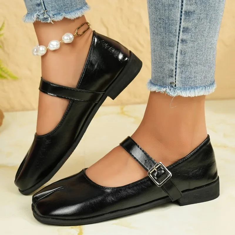 2025 Spring Summer Vintage Split Toe Women Ballet Flats Fashion Mary Janes Soft Soft Walking Loafers Casual Lazy Chic Shoes
2025 Spring Summer Vintage Split Toe Women Ballet Flats Fashion Mary Janes Soft Soft Walking Loafers Casual Lazy Chic Shoes