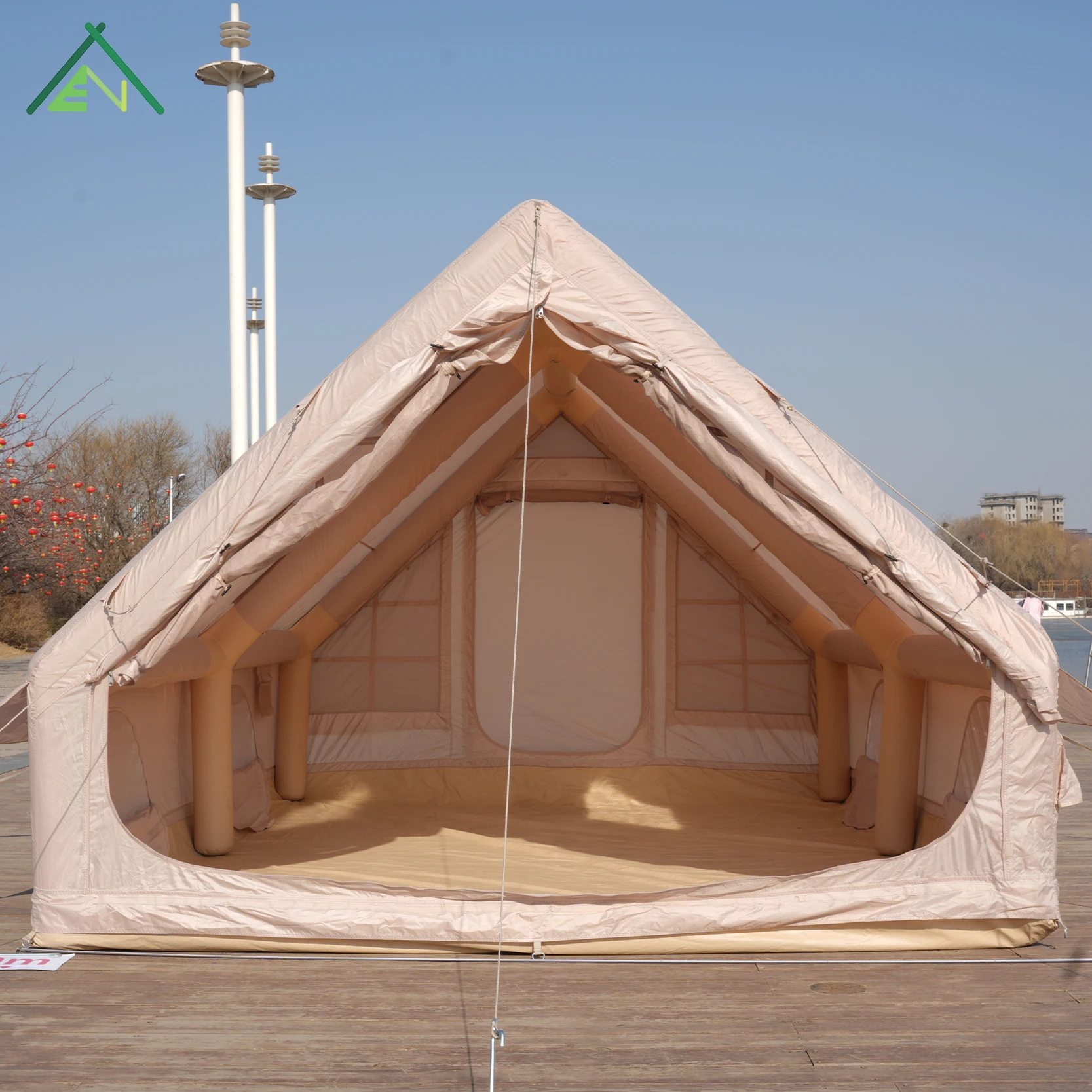 Waterproof Four-Season Oxford Cloth 12sqm Inflatable Camping Tent Heavy Duty Foldable Lightweight For Hiking Travel
Waterproof Four-Season Oxford Cloth 12sqm Inflatable Camping Tent Heavy Duty Foldable Lightweight For Hiking Travel