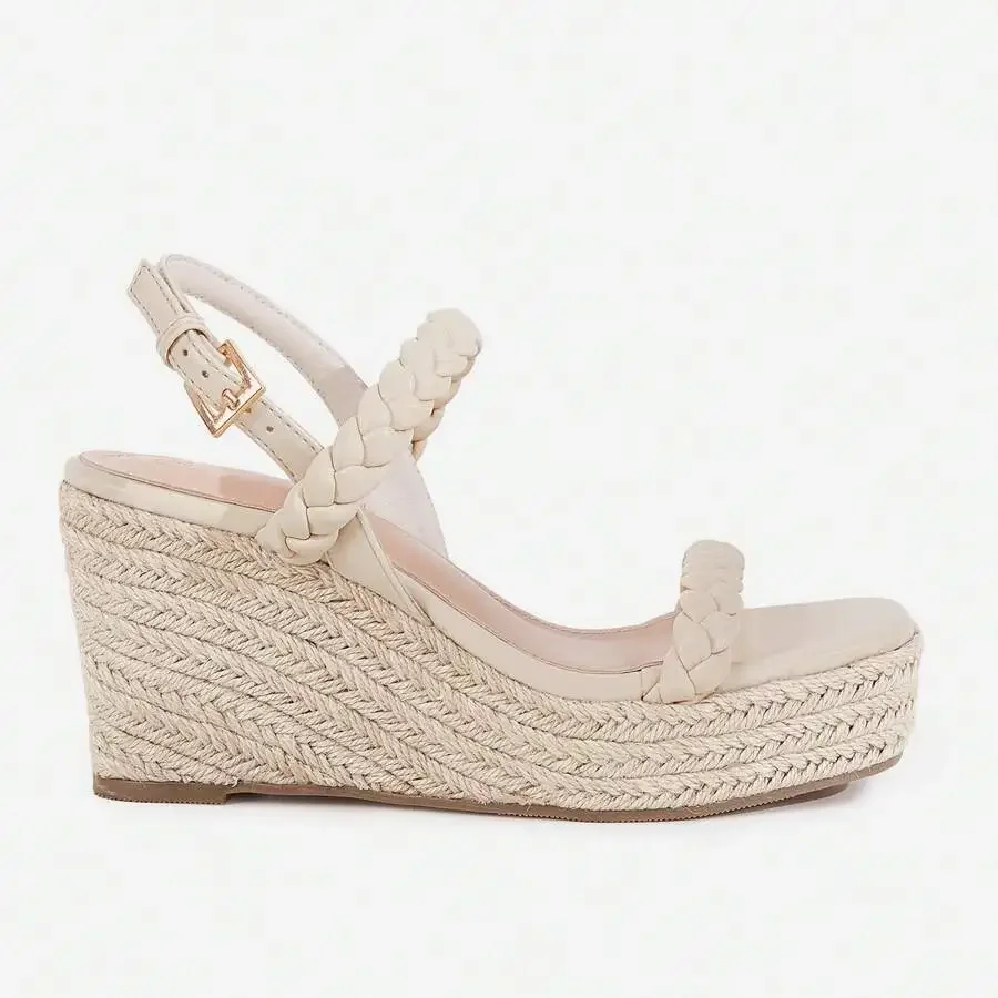 Womens Espadrille Wedge Sandals Braided Ankle Strap Buckle Open Toe Platform Summer Casual Dress Shoes
Womens Espadrille Wedge Sandals Braided Ankle Strap Buckle Open Toe Platform Summer Casual Dress Shoes