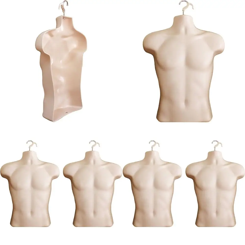 Мужской манекен с полой спиной, крючками для подвешивания и держателем для футболок, для демонстрации одежды размеров S-M
Мужской манекен с полой спиной, крючками для подвешивания и держателем для футболок, для демонстрации одежды размеров S-M