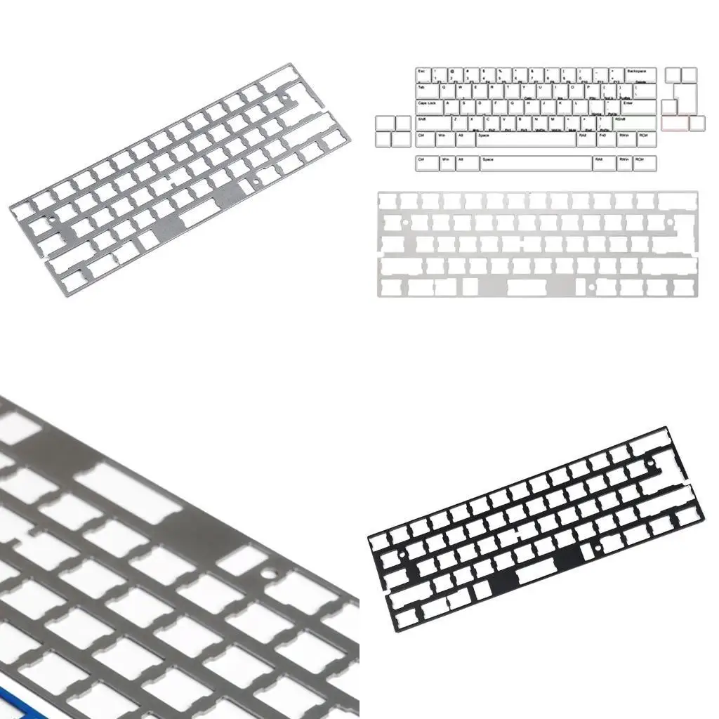 652F Aluminum Positioning Board Splited Plate 60% Keyboard DIY for GH60 Poker2 PCB
652F Aluminum Positioning Board Splited Plate 60% Keyboard DIY for GH60 Poker2 PCB