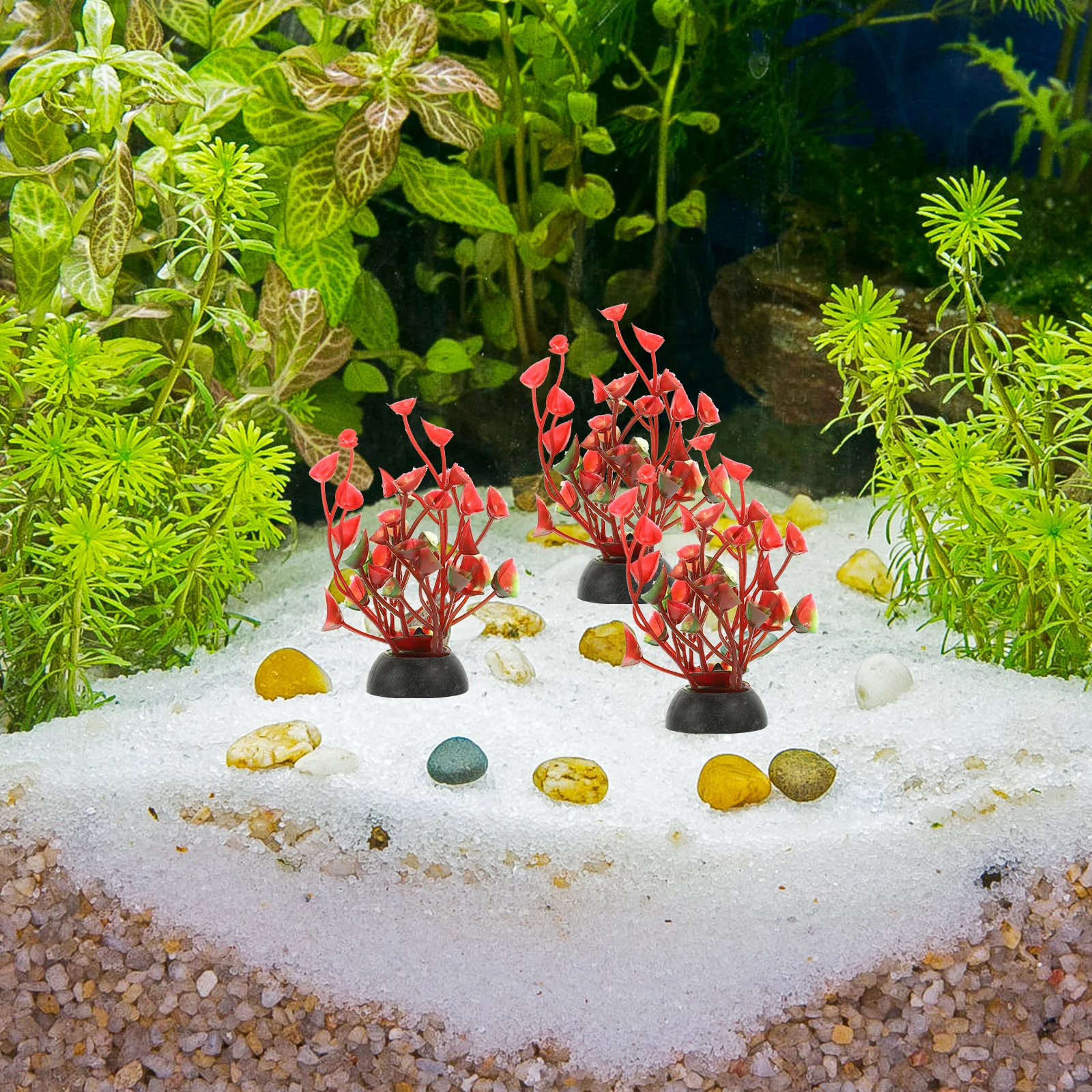 20Pcs Lifelike Green Plant Aquarium Decor Plastic Fish Tank Accessories Easy Maintain Durable Long Time Use Reptile Terrarium
20Pcs Lifelike Green Plant Aquarium Decor Plastic Fish Tank Accessories Easy Maintain Durable Long Time Use Reptile Terrarium