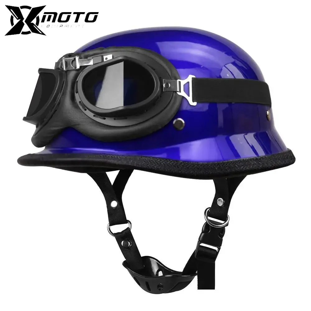 Riding Protection Motorcycle Vintage Half DOT Helmet Off-road Road Helmet New Outdoor Retro Commuter Motorcycle Safety Helmet
Riding Protection Motorcycle Vintage Half DOT Helmet Off-road Road Helmet New Outdoor Retro Commuter Motorcycle Safety Helmet
