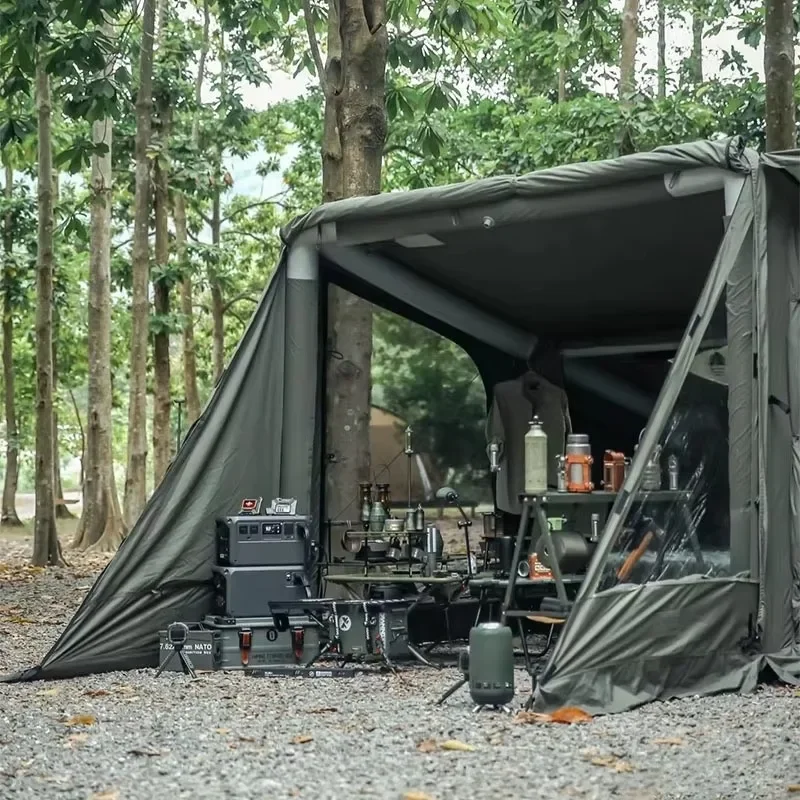 Inflatable Tent Breathable UV Resistant Family Camping Picnic 3-4 Person 550x280x215CM Windproof Durable 80x50x50CM Package
Inflatable Tent Breathable UV Resistant Family Camping Picnic 3-4 Person 550x280x215CM Windproof Durable 80x50x50CM Package