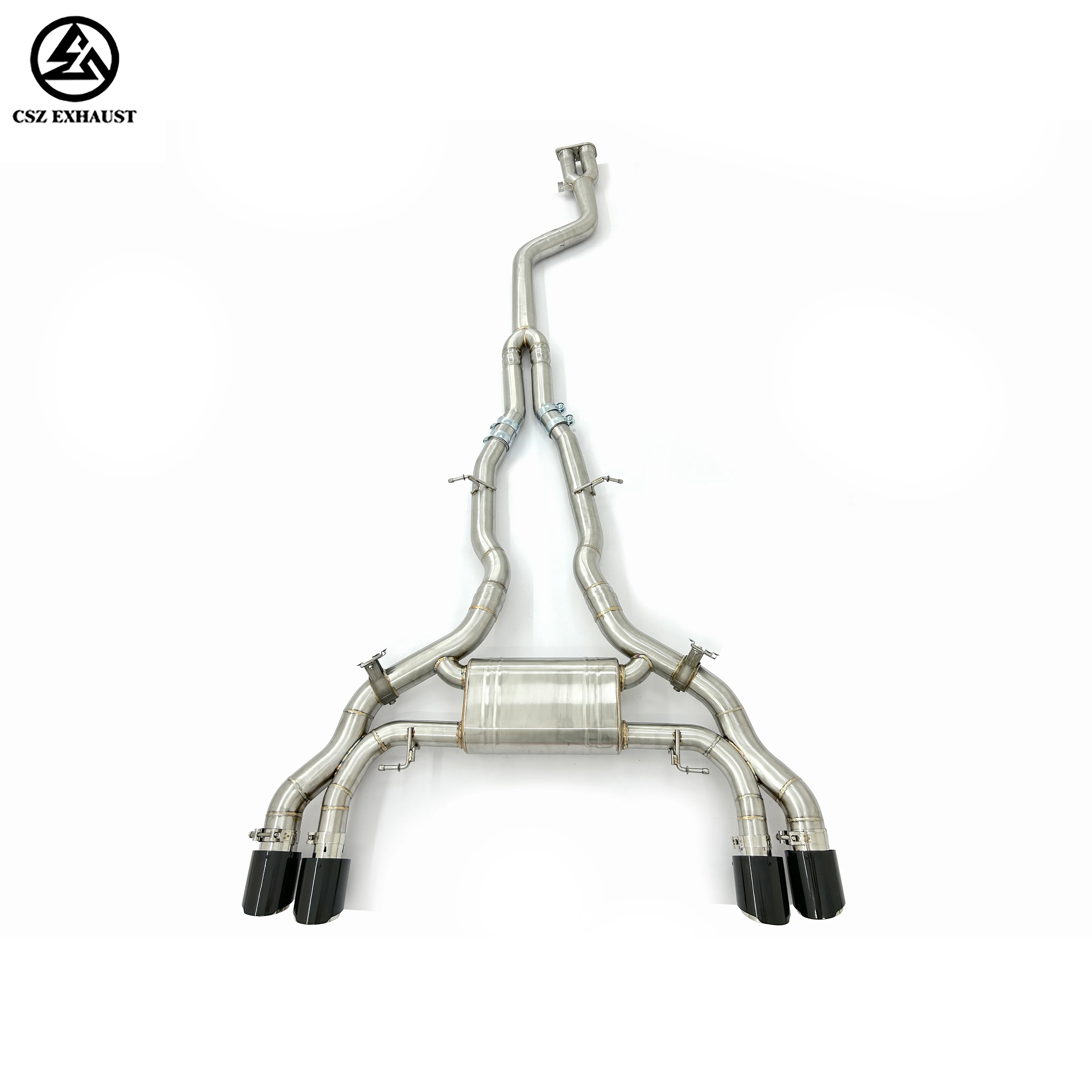 Hot Hot Hot CSZ Valvetronic Catback Midpipe Exhaust Pipe for X3M X4M F97 F98 3.0T S58 Valved Muffler Stainless Steel Exhaust
Hot Hot Hot CSZ Valvetronic Catback Midpipe Exhaust Pipe for X3M X4M F97 F98 3.0T S58 Valved Muffler Stainless Steel Exhaust