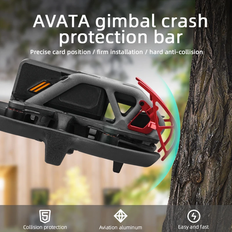 Suitable for DJI Avata bumper gimbal lens anti-collision protection bar anti-scratch fixed bracket accessories
Suitable for DJI Avata bumper gimbal lens anti-collision protection bar anti-scratch fixed bracket accessories