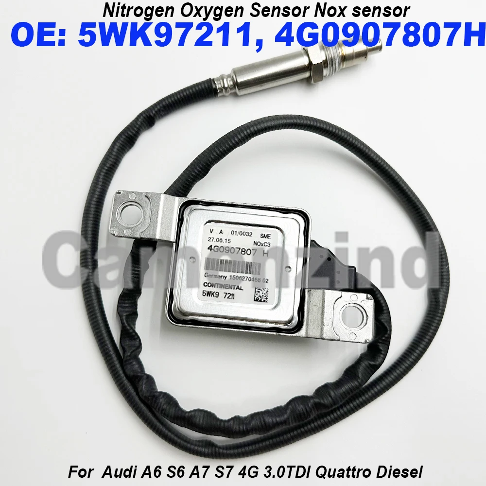 NEW 5WK97211 4G0907807H Nitrogen Oxygen Sensor Nox sensor For Audi A6 S6 A7 S7 4G 3.0TDI Quattro Diesel high quality
NEW 5WK97211 4G0907807H Nitrogen Oxygen Sensor Nox sensor For Audi A6 S6 A7 S7 4G 3.0TDI Quattro Diesel high quality